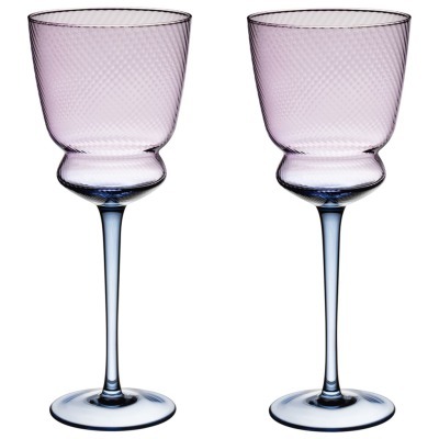 Набор бокалов для вина "twist & shine" purple, 2 шт/380 мл Lefard (687-010)