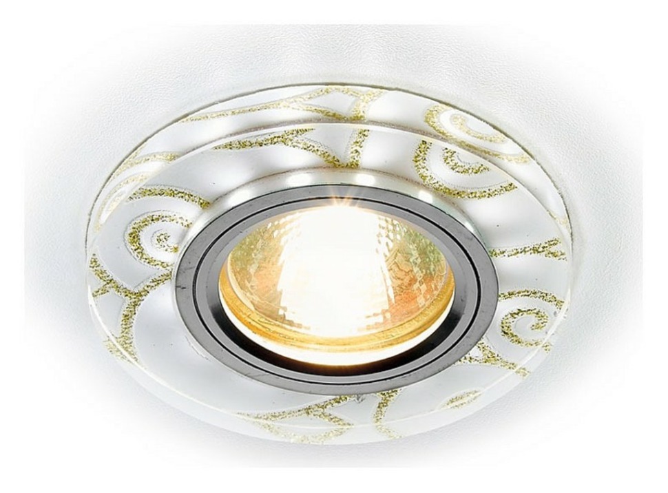 Фото Встраиваемый светильник Ambrella Light Led S231 S231 WH/G AMBR_S231_WH_G - интернет-магазин МегаТерем в Москве