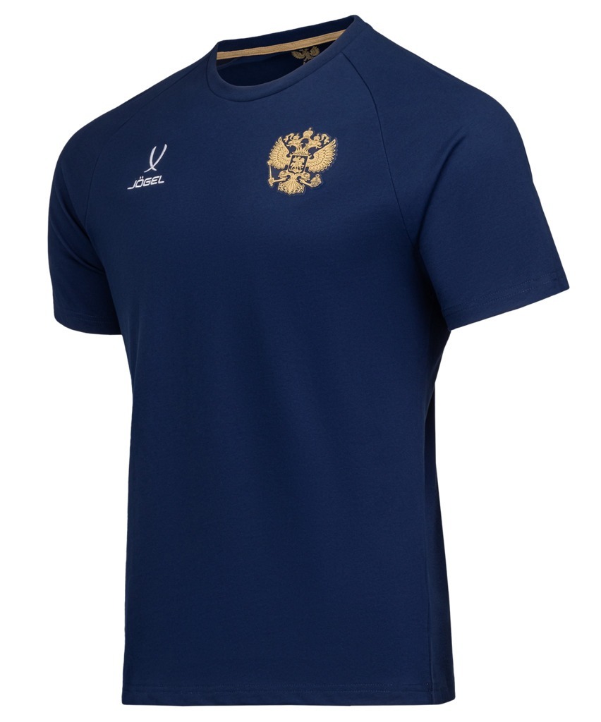 Фото Футболка JOGEL NATIONAL Cotton Tee, темно-синий (2112045) - интернет-магазин МегаТерем в Москве