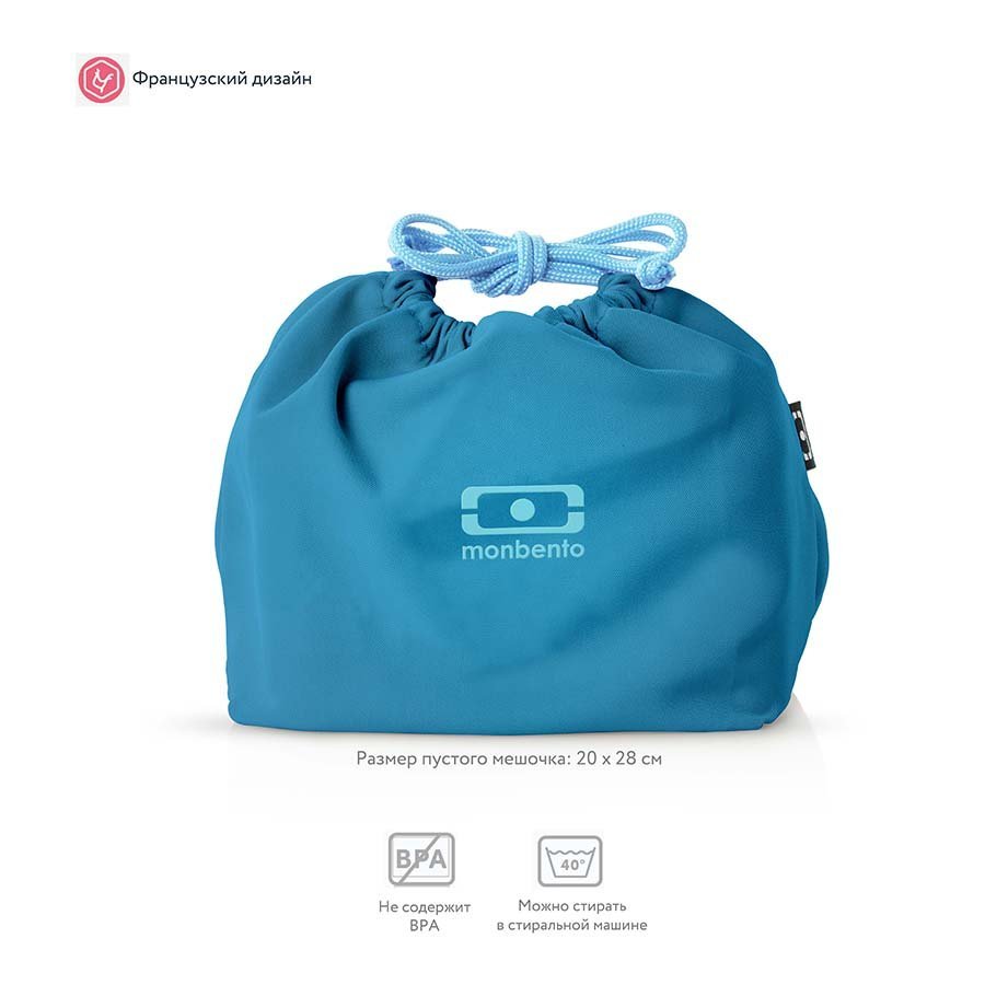 Фото Мешочек для ланча mb pochette, denim (62433) - интернет-магазин МегаТерем в Москве
