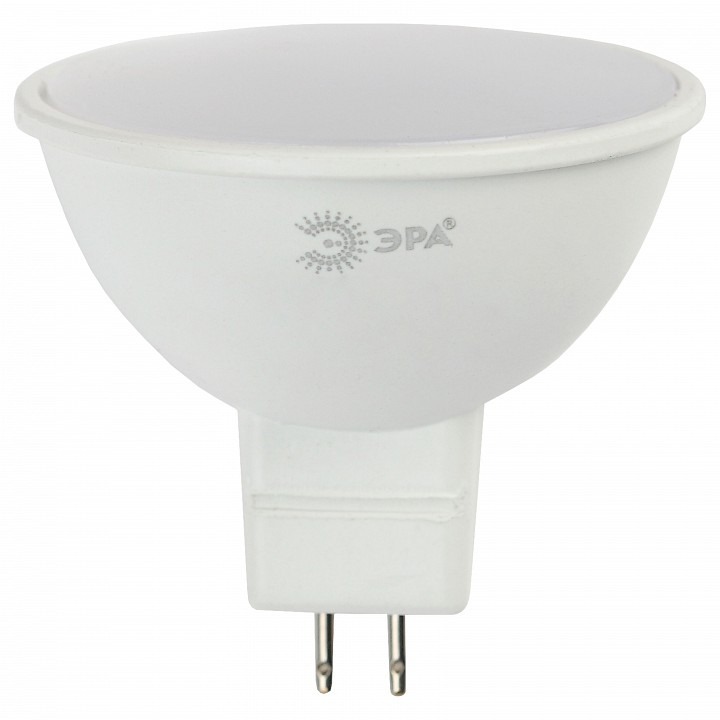 Фото Лампа светодиодная Эра  GU5.3 8Вт 6000K LED MR16-8W-12V-860-GU5.3 ER_B0049095 - интернет-магазин МегаТерем в Москве