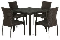 Набор уличный T257A/YC379A-W53 Brown AFN_T257A-YC379A-W53-Brown-4Pcs