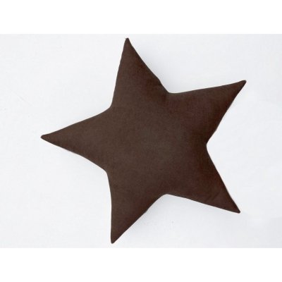 Подушка звезда Brown Velvet