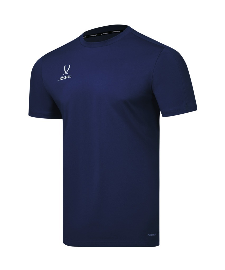 Фото Футболка тренировочная JOGEL PREMIER PerFormDRY TRN CVC Tee, темно-синий (2126418) - интернет-магазин МегаТерем в Москве
