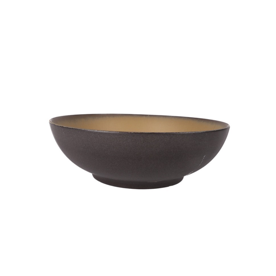 Фото Чаша GB-04167-3/8.5, 22 см, керамика, beige/black, ROOMERS TABLEWARE - интернет-магазин МегаТерем в Москве
