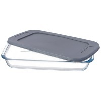 Форма для запекания с крышкой 34,5х20,6х5 см 2,2 л Agness (172-163)