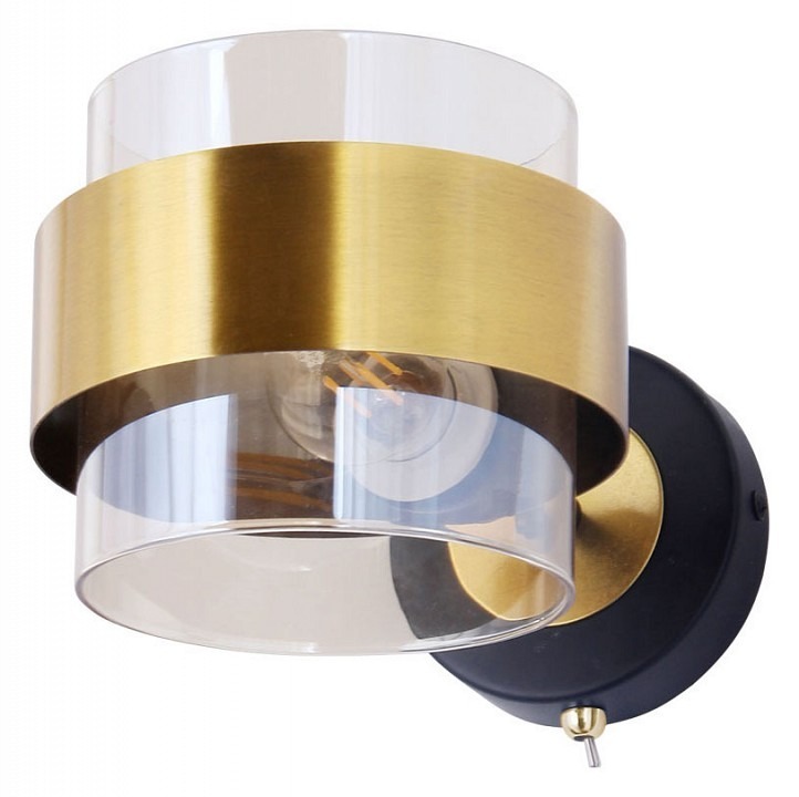 Фото Бра Arte Lamp Carlo A8205AP-1BK AR_A8205AP-1BK - интернет-магазин МегаТерем в Москве