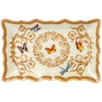 Блюдо для сервировки   коллекция "monogram"25*16*2,5 см мал.уп.= 6 шт. (мин. партия) Lefard (198-313)