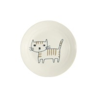 Тарелка 18979, 14,3 см, фарфор, white, brown, TOKYO DESIGN