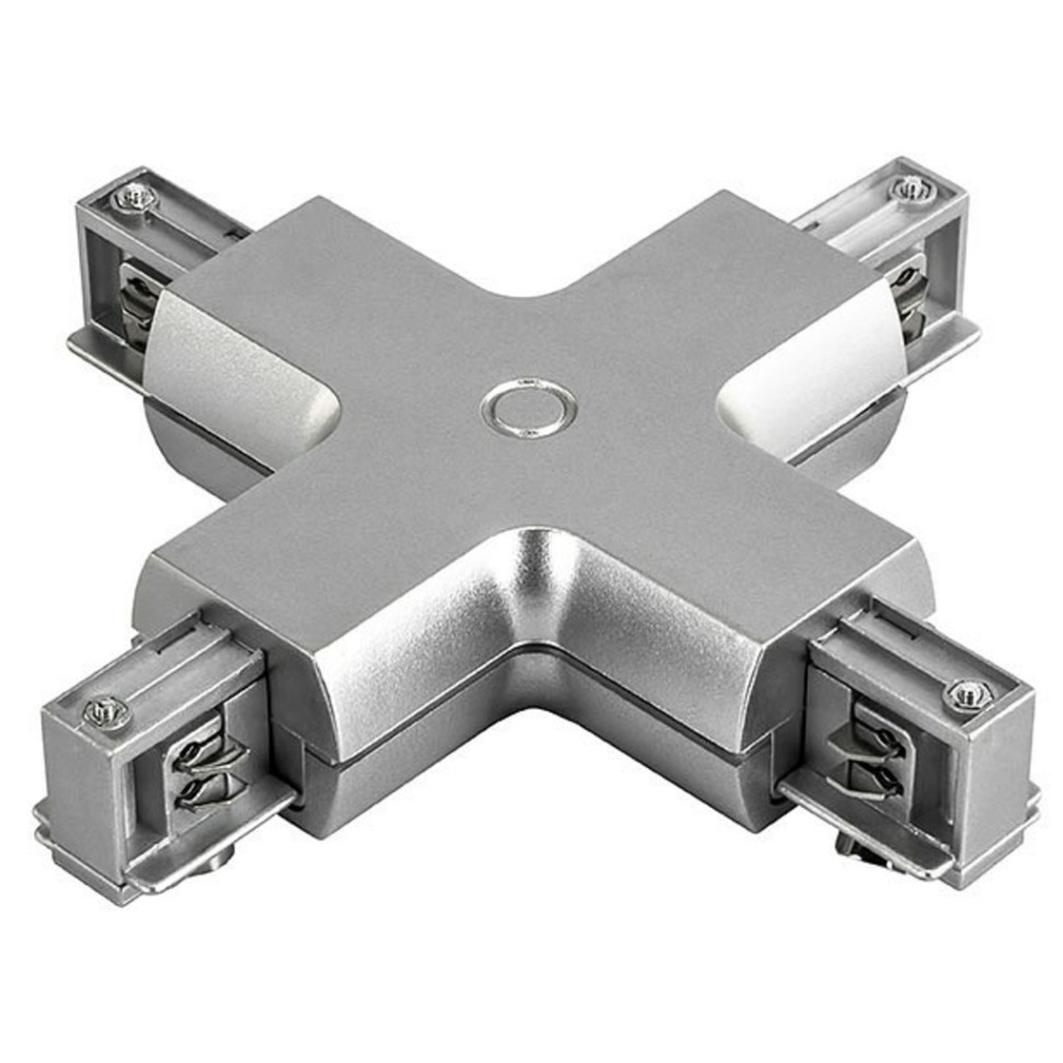 Фото Соединитель с токопроводом X-образный для треков Lightstar Barra 504149 LS_504149 - интернет-магазин МегаТерем в Москве