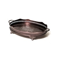 Поднос 8008HNDL/N, латунь, нержавеющая сталь, Bronze, ROOMERS TABLEWARE