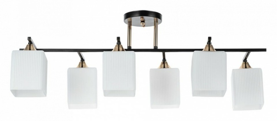 Фото Люстра на штанге Arte Lamp Merope A4071PL-6BK AR_A4071PL-6BK - интернет-магазин МегаТерем в Москве