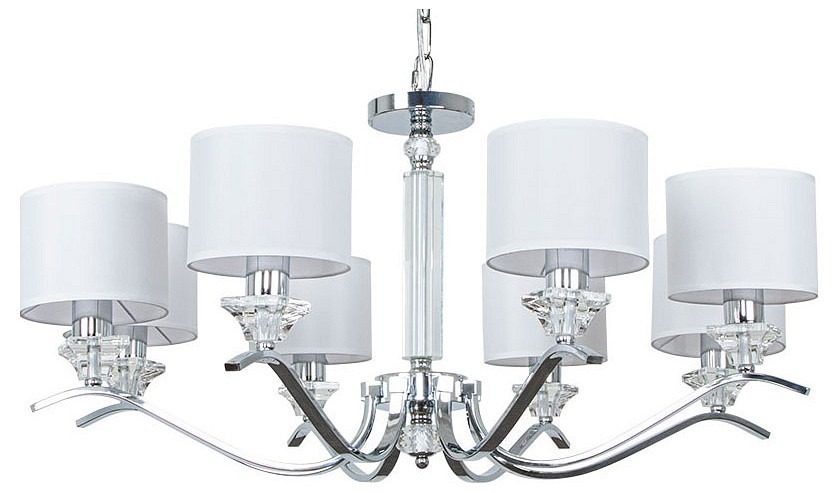 Фото Подвесная люстра Arte Lamp Alhena A4091LM-8CC AR_A4091LM-8CC - интернет-магазин МегаТерем в Москве