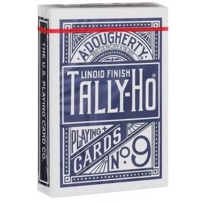Карты "Tally-Ho Standard Index blue Fan" (64658)