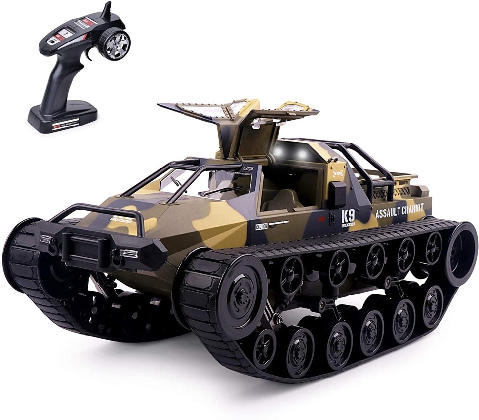 Фото Радиоуправляемый гусеничный камуфляжный вездеход 1:12 2.4G (G2061-CAMO) - интернет-магазин МегаТерем в Москве