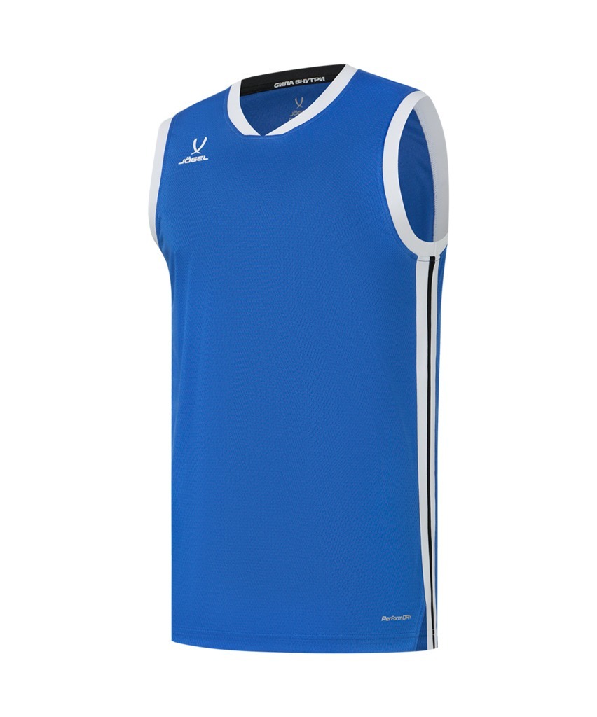 Фото Майка баскетбольная JOGEL DIVISION PerFormDRY Jersey Z2, синий (2130650) - интернет-магазин МегаТерем в Москве