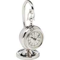 Часы настольные цвет хром d10, H34 см (TT-00005642)
