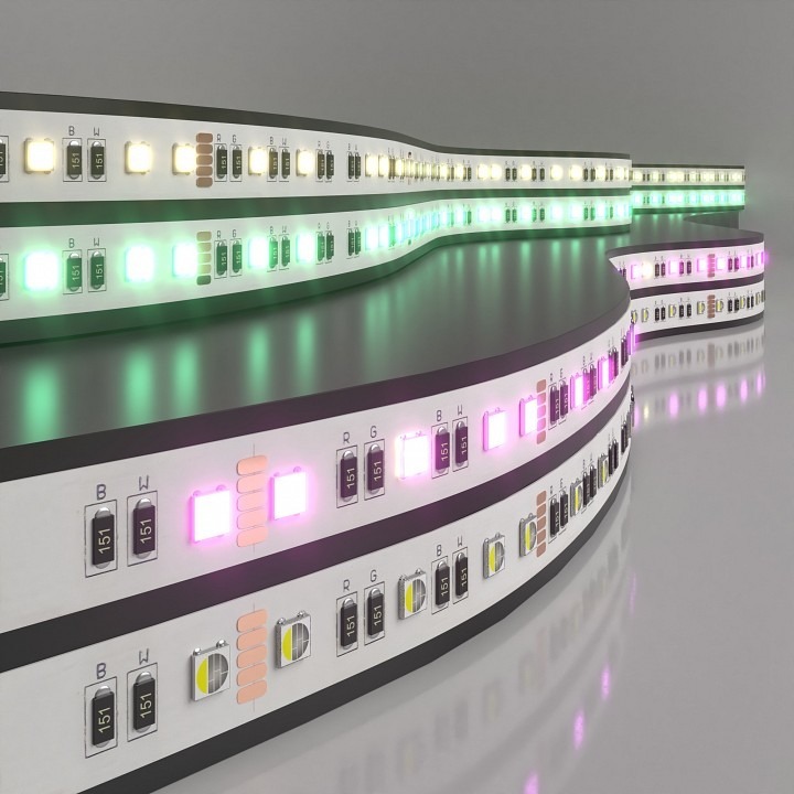 Фото Лента светодиодная Elektrostandard 24V 60Led 24W IP20 RGBW a053701 ELK_a053701_m - интернет-магазин МегаТерем в Москве