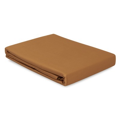Простыня из сатина из коллекции meditation, caramel, 240х270 см (77747)
