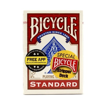Карты "Bicycle Stripper Deck red" / конусная колода (64661)