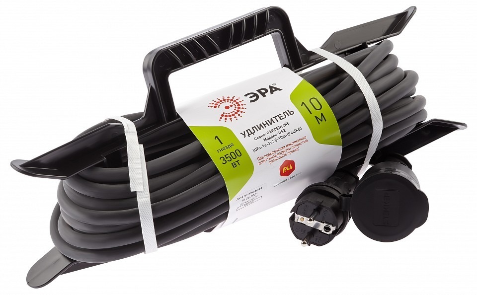 Фото Удлинитель Эра  UFx-1e-3x2,5-10m-IP44(KG) ER_B0050870 - интернет-магазин МегаТерем в Москве