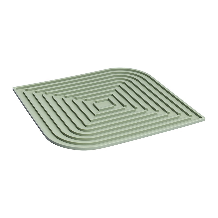 Фото Коврик для сушки посуды dry flex, 34,5х31,5 см, шалфей (78435) - интернет-магазин МегаТерем в Москве