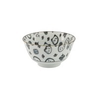 Чаша 16122, 12,7 см, фарфор, black/white, TOKYO DESIGN