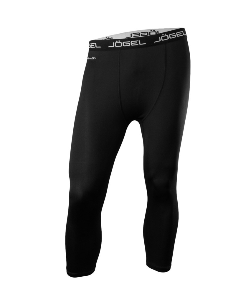 Фото Тайтсы компрессионные JOGEL CAMP PerFormDRY Tight 3/4, черный (2125141) - интернет-магазин МегаТерем в Москве