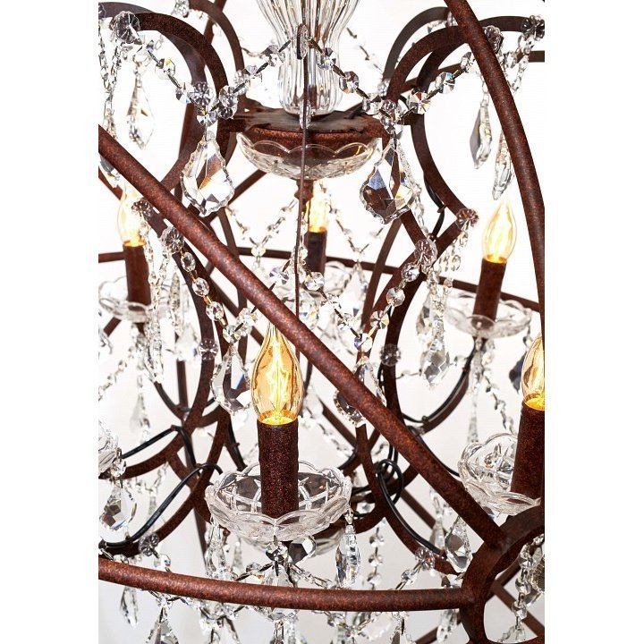 Фото Подвесная люстра Loft it Foucaults Orb Crystal LOFT1897/8 LF_LOFT1897-8 - интернет-магазин МегаТерем в Москве
